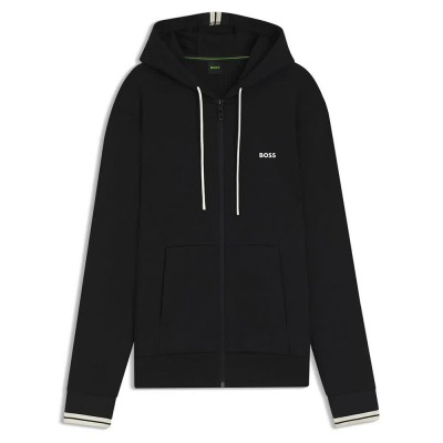 блуза,мъжки,пуловери,boss,zone,10272320,01,full,zip,sweatshirt,black,002,(black)