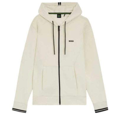 блуза,мъжки,пуловери,boss,zone,10272320,01,full,zip,sweatshirt,open,white,131