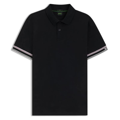 дамски,блузи,с,яка,мъжки,блузи,с,яка,boss,zone,10273348,green,short,sleeve,polo,black,(black,001)