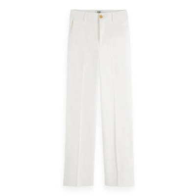 панталони,дамски,панталони,scotch,&,soda,edie,wide,leg,fit,high,waist,pants,refurbished,off,white,(white)