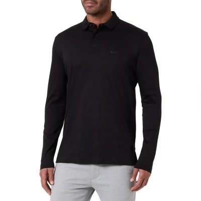 дамски,блузи,с,яка,мъжки,блузи,с,яка,boss,pirol,10272555,long,sleeve,polo,black,(black,001)