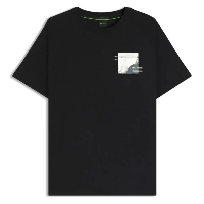 тениска,мъжки,тениски,boss,stripe,zone,10270669,01,t,shirt,black,001,(black)