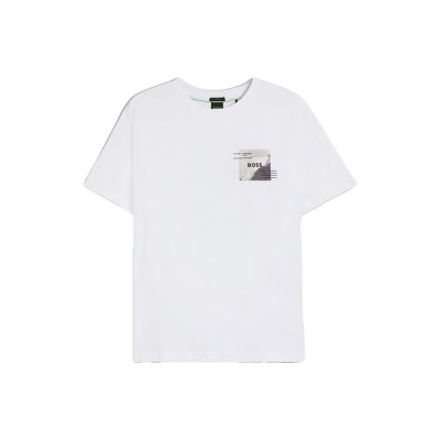 тениска,мъжки,тениски,boss,stripe,zone,10270669,01,t,shirt,white,(whi,100)