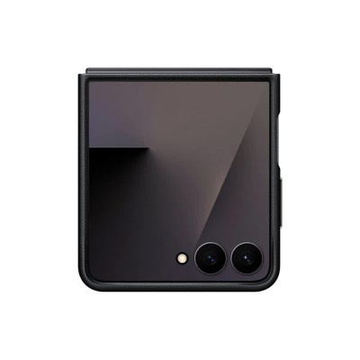 други,аксесоари,samsung,leather,galaxy,z,flip,7,phone,case,black,(black)