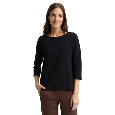 тениска,мъжки,тениски,дамски,тениски,tom,tailor,1049018,3,4,sleeve,t,shirt,black,(deep,black)