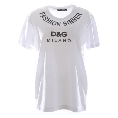 тениска,дамски,тениски,dolce,&,gabbana,741817,short,sleeve,t,shirt,white