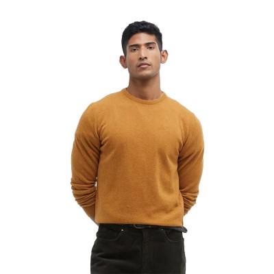 блуза,мъжки,пуловери,barbour,essential,sweater,dark,copper,(brown)