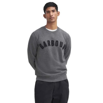 блуза,мъжки,пуловери,barbour,prep,logo,sweatshirt,mid,grey,marl,(grey)