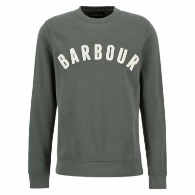 блуза,мъжки,пуловери,barbour,prep,logo,sweatshirt,thyme,(green)