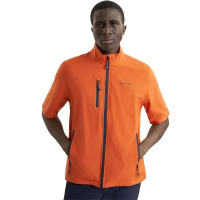 яке,мъжки,якета,дамски,якета,и,палта,calvin,klein,golf,acres,short,sleeve,waterproof,jacket,orange,(mandarin)