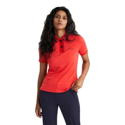 дамски,блузи,с,яка,мъжки,блузи,с,яка,calvin,klein,golf,alina,woman,short,sleeve,polo,red,(coral)