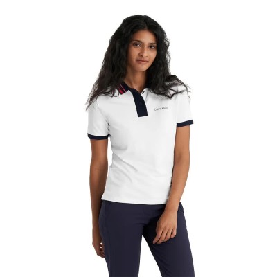 дамски,блузи,с,яка,мъжки,блузи,с,яка,calvin,klein,golf,alina,woman,short,sleeve,polo,white,(white)