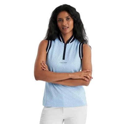 дамски,блузи,с,яка,мъжки,блузи,с,яка,calvin,klein,golf,camilla,printed,woman,sleeveless,polo,blue,(blue,bell)