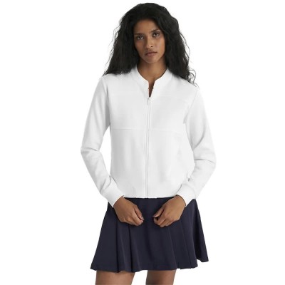 блуза,дамски,блузи,calvin,klein,golf,freya,woman,full,zip,sweatshirt,white,(white)