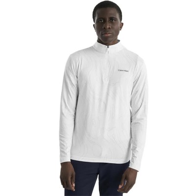 блуза,мъжки,пуловери,calvin,klein,golf,printed,newport,half,zip,sweatshirt,white,(white,marble)
