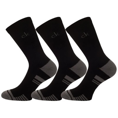 чорапи,мъжки,чорапи,дамски,чорапи,calvin,klein,golf,tech,crew,long,socks,3,pairs,black,(black,grey)