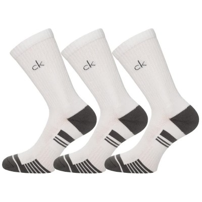 чорапи,мъжки,чорапи,дамски,чорапи,calvin,klein,golf,tech,crew,long,socks,3,pairs,white,(white,grey)