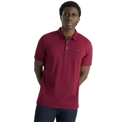 мъжки,блузи,с,яка,calvin,klein,golf,uni,short,sleeve,polo,red,(burgundy)
