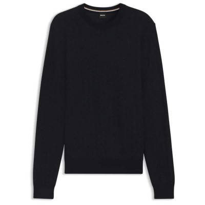 блуза,мъжки,пуловери,boss,habito,10274948,01,sweater,dark,blue,404
