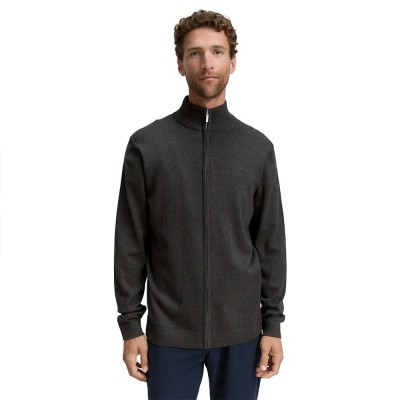 блуза,мъжки,пуловери,tom,tailor,1047571,basic,knit,sweater,grey,(black,grey,melange)