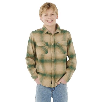 риза,с,дълъг,ръкав,детски,ризи,rip,curl,count,flannel,long,sleeve,shirt,beige,(khaki,rock)
