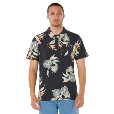 мъжки,блузи,с,яка,rip,curl,funt,times,short,sleeve,polo,black,(black)