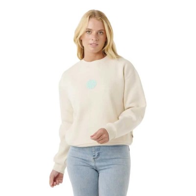 блуза,дамски,блузи,rip,curl,icons,of,surf,relaxed,crew,sweatshirt,beige,(shell)