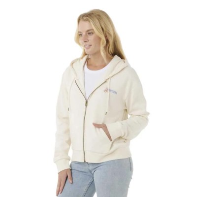 блуза,дамски,блузи,rip,curl,summer,zip,thru,full,zip,sweatshirt,bone,(beige)