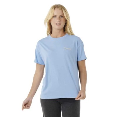 тениска,дамски,тениски,rip,curl,summer,relaxed,short,sleeve,t,shirt,mid,blue,(blue)