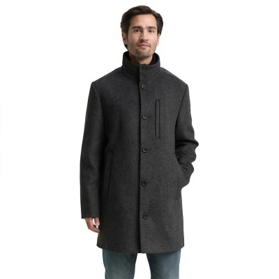 палто,мъжки,якета,tom,tailor,1046983,wool,coat,dark,grey,black,herringbone