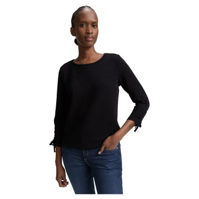 блуза,дамски,блузи,tom,tailor,1047227,sweatshirt,black,(deep,black)