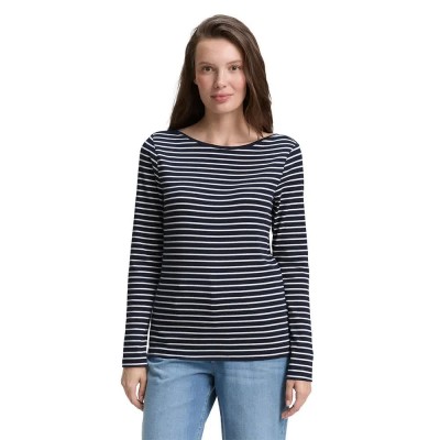 тениска,дамски,тениски,tom,tailor,1047730,short,sleeve,t,shirt,navy,offwhite,tee,stripe,(blue)