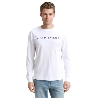 тениска,мъжки,тениски,дамски,тениски,tom,tailor,1047769,long,sleeve,t,shirt,white,(white)