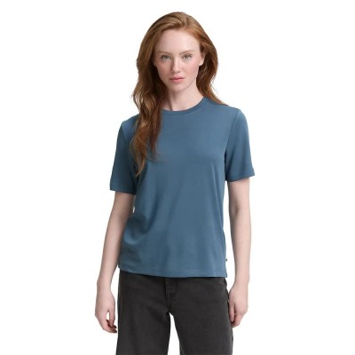 тениска,дамски,тениски,tom,tailor,modern,fluent,short,sleeve,t,shirt,dusty,denim,blue,(blue)