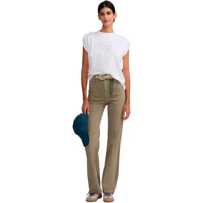 панталони,дамски,панталони,silbon,buckle,detail,pants,beige,(dark,beige)