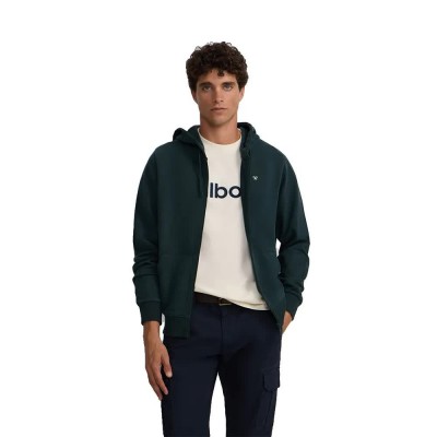 суичър,мъжки,пуловери,silbon,classic,hoodie,green,(dark,green)