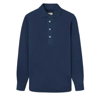 мъжки,блузи,с,яка,silbon,long,sleeve,polo,blue,(navy,blue)