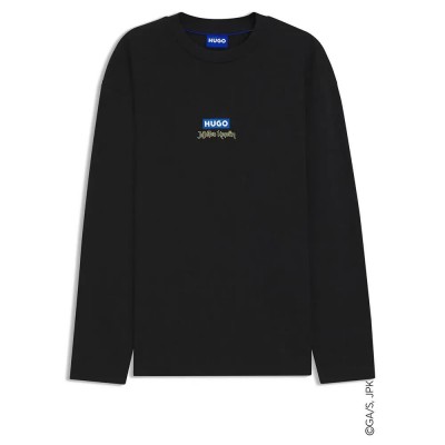 тениска,мъжки,тениски,hugo,nichaboso,jjk,10250555,01,blue,t,shirt,black,001