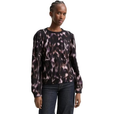 блуза,мъжки,пуловери,дамски,пуловери,tom,tailor,1048922,sweater,black,(black,brown,abstract,print)