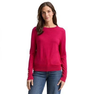 блуза,дамски,пуловери,дамски,плетени,дрехи,tom,tailor,1049125,sweater,pink,(dark,pink)