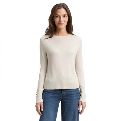 блуза,дамски,пуловери,дамски,плетени,дрехи,tom,tailor,1049125,sweater,sand,stone,beige,melange