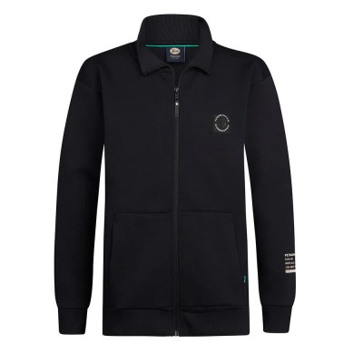 блуза,детски,блузи,petrol,industries,b,3050,swc356,full,zip,sweatshirt,deep,black,(black)