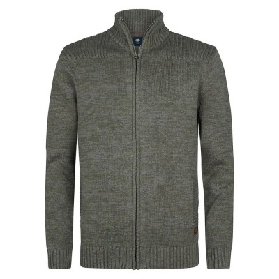 блуза,мъжки,пуловери,petrol,industries,m,3050,kwc216,full,zip,sweater,mossy,stone,(grey)