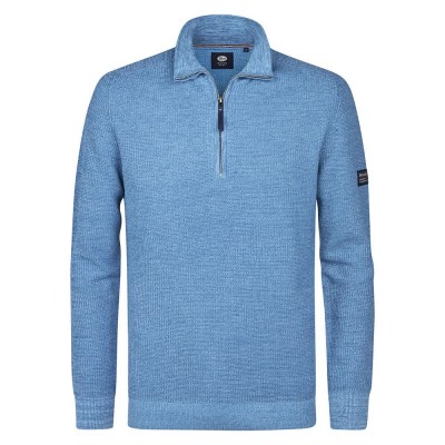 блуза,мъжки,пуловери,petrol,industries,m,3050,kwc227,half,zip,sweater,pale,blue,(blue)