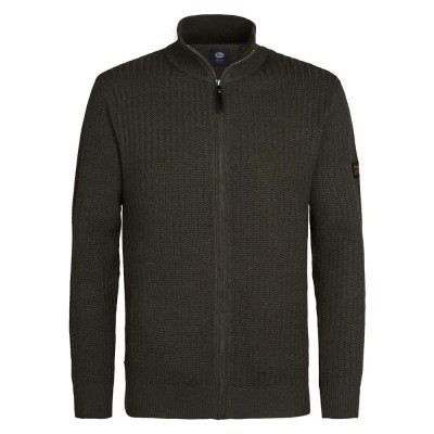 блуза,мъжки,пуловери,petrol,industries,m,3050,kwc242,full,zip,sweater,army,green,(green)