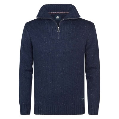 блуза,мъжки,пуловери,petrol,industries,m,3050,kwc258,half,zip,sweater,deep,capri