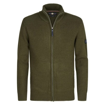 блуза,мъжки,пуловери,petrol,industries,m,3050,kwc264,full,zip,sweater,army,green,(green)