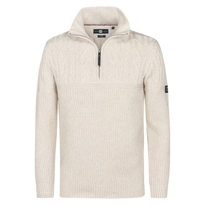 блуза,мъжки,пуловери,petrol,industries,m,3050,kwc259,half,zip,sweater,raw,sand