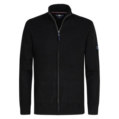 блуза,мъжки,пуловери,petrol,industries,m,3050,kwc264,full,zip,sweater,deep,black,(black)