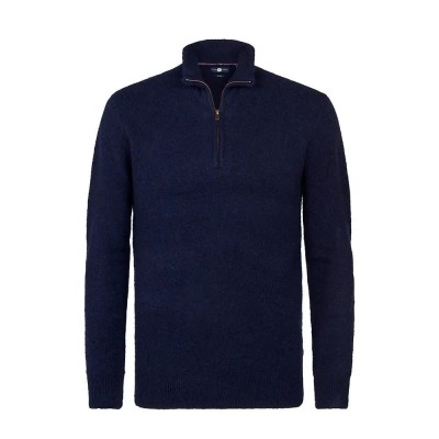 блуза,мъжки,пуловери,petrol,industries,m,3050,kwc290,half,zip,sweater,blue,(deep,capri)